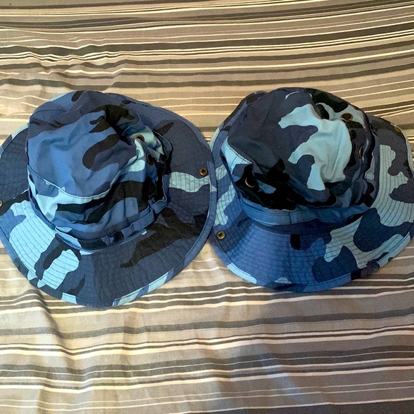 2 Blue Camoflauge Bucket Hats💙 - Picture 1 of 5